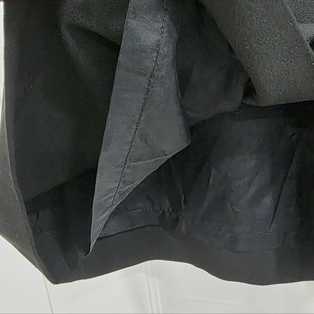 INC International Concepts Black 2-Piece Cropped Jacket & Skirt Suit Size 2 - Picture 12 of 16